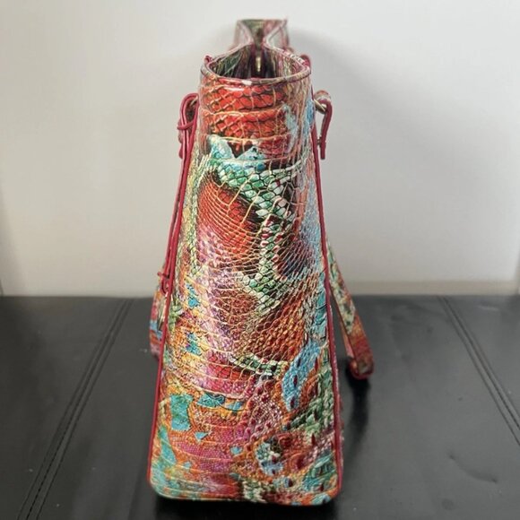 EUC Brahmin RESERVOIR MELBOURNE APRIL Leather Tote - Picture 7 of 8